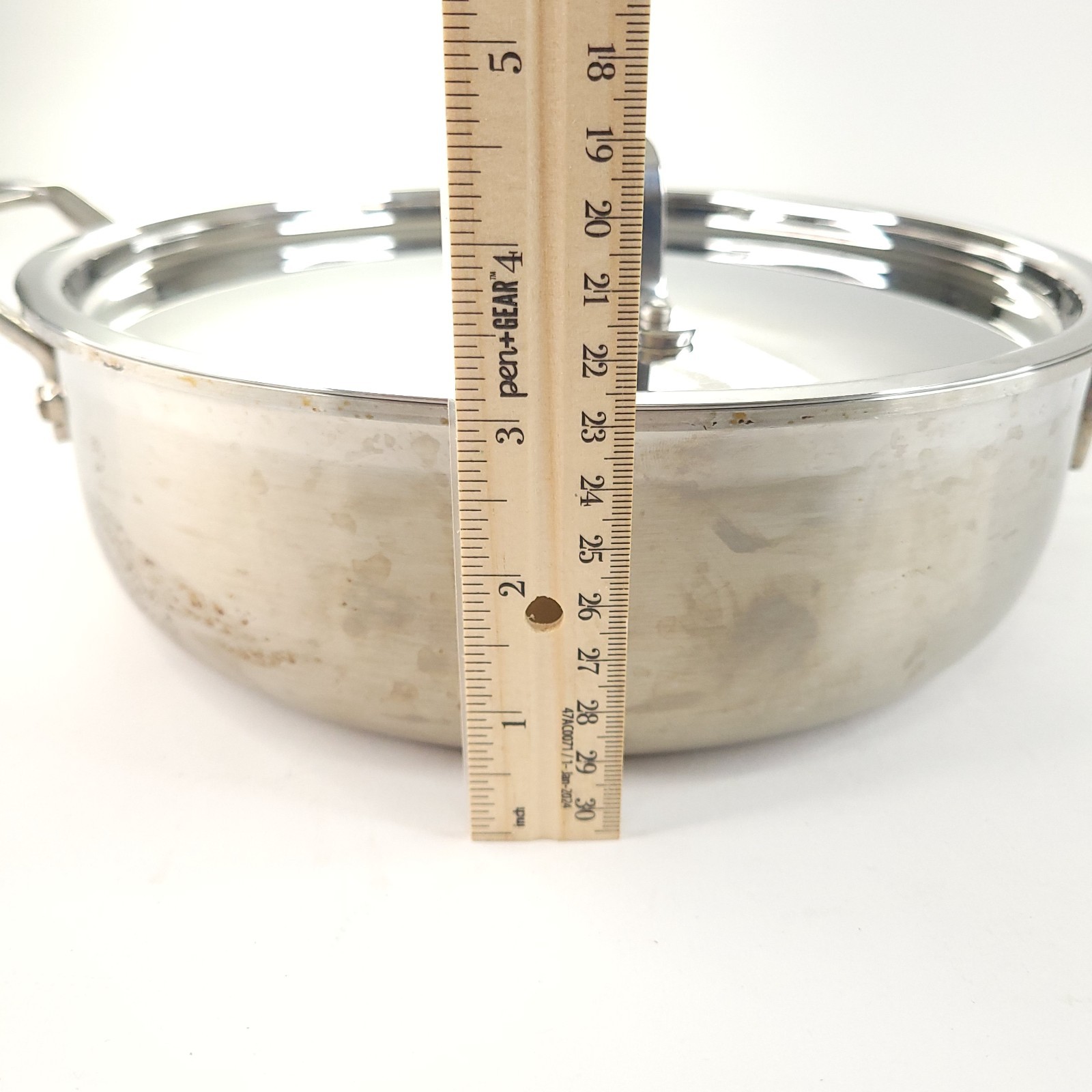 Cuisinart Multiclad Pro 3.5 Qt Stainless Steel Sauté Pan With Lid MCPS33-24HN