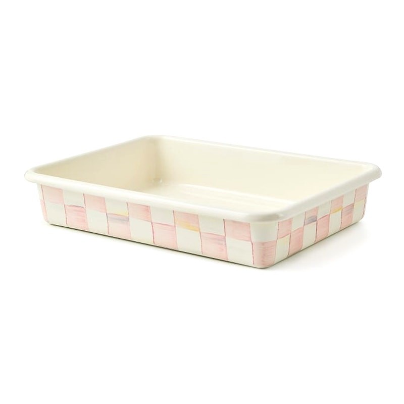 NEW Mackenzie-Childs Rosy Check 9″ x 13″ Baking Pan
