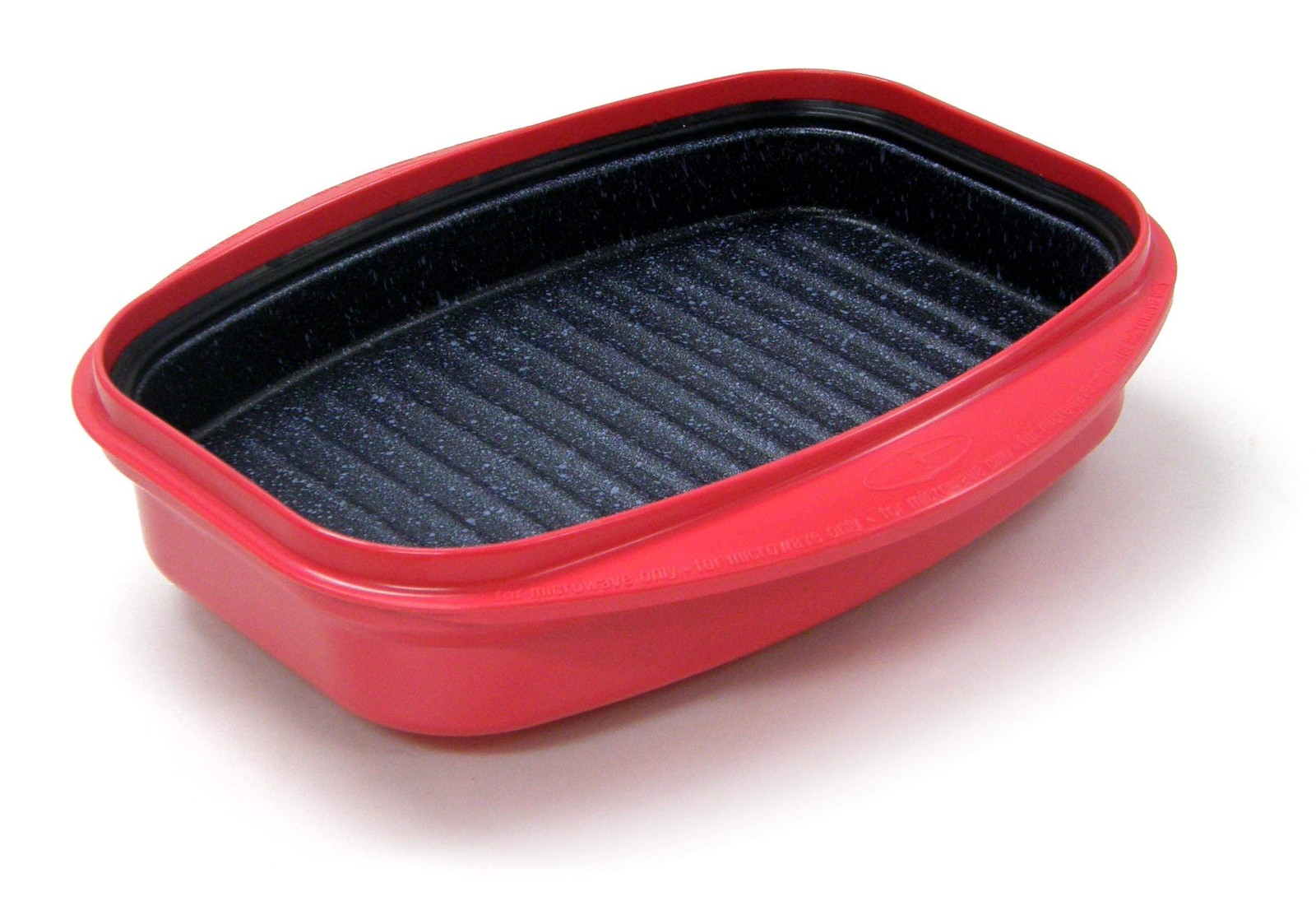 Grill Pan For Microwave Cooking Red