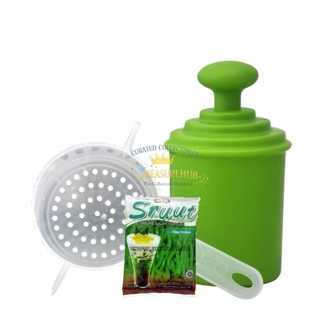 Indonesian Thai Dessert Cendol Lod Chong Cetakan Dawet Dawat Maker Mold Tepung