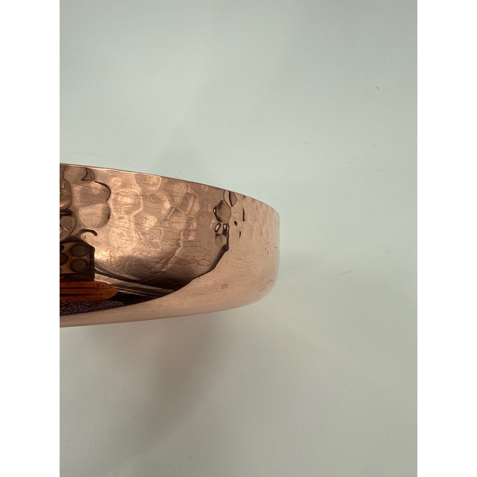 Fleischer & Wolf Frying Pan 8in Copper Hammered Tri Ply Skillet Round