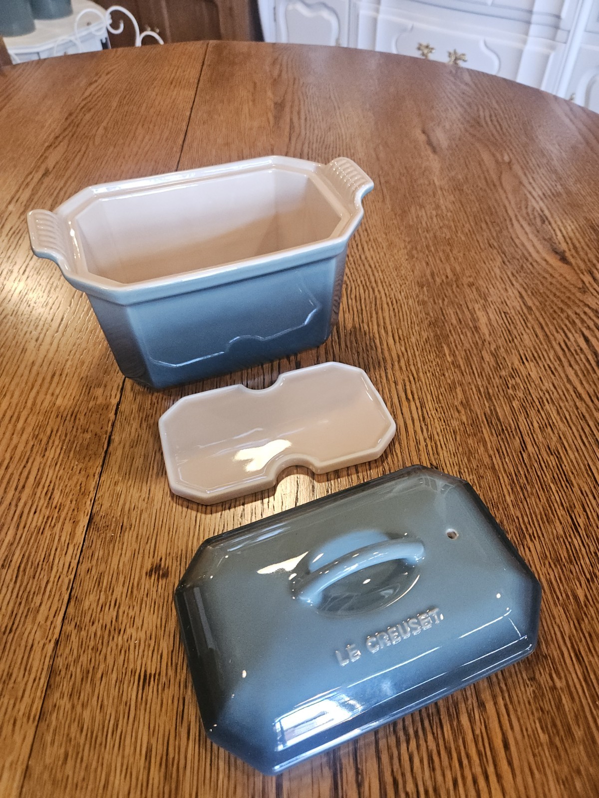 Le Creuset Heritage Ocean .8L Pate Terrine with Press