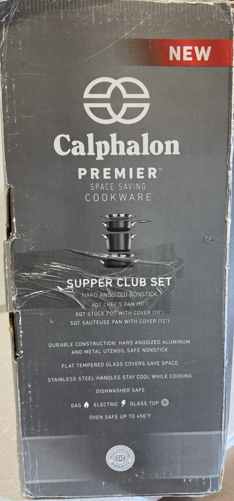 Calphalon Premier Space Saving Cookware Supper Club Set