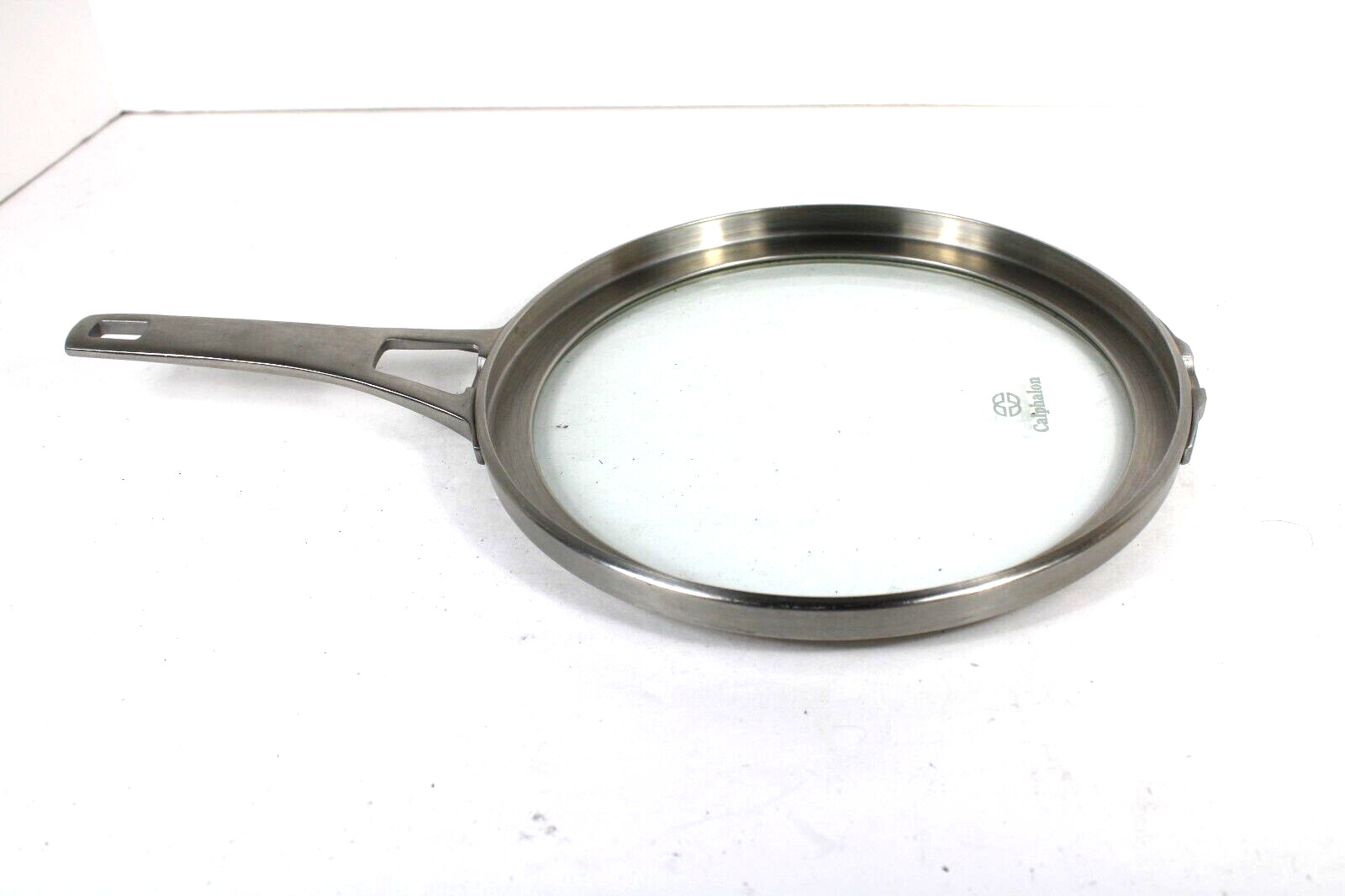 Calphalon Premier Space Saving Flat Glass Lid For 8″ Pan Long Handle