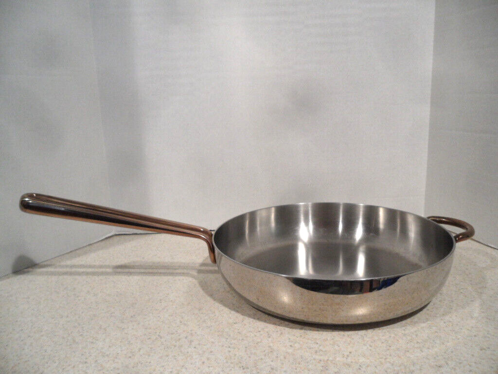 Great Jones Deep Cut 10.25″ Skillet Saute Braise Fry Frying Stainless Steel 3 Qt
