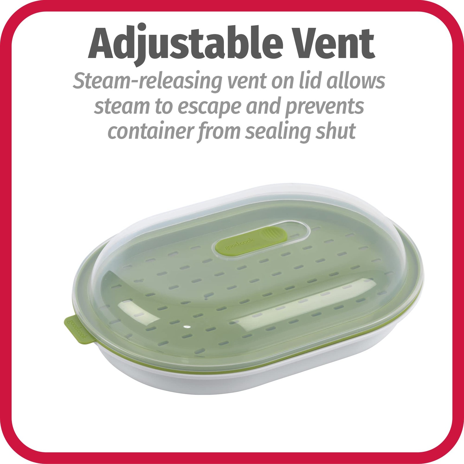 Everyday Microwave Food Steamer – Vegetable & Fish Cooker, Preserves Vitamins…