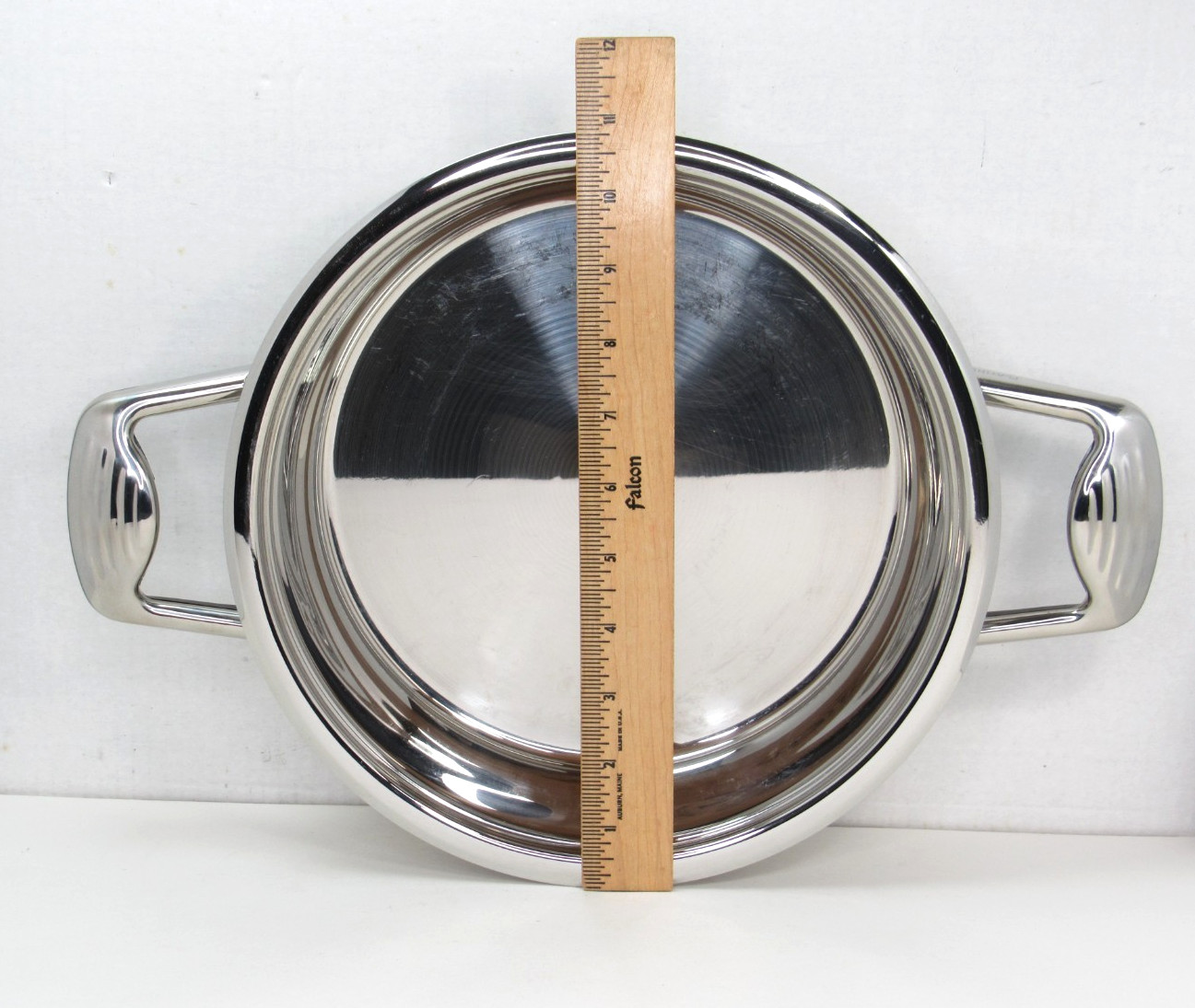 Platinum Professional Cookware Large Skillet Sauté Pan Titanium T304S + Lid