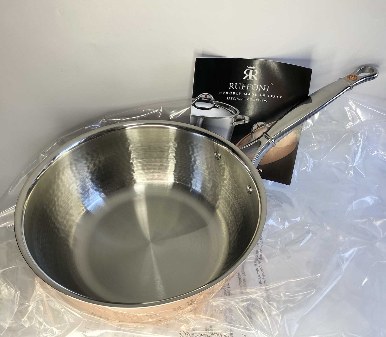 Ruffoni Symphonia Cupra Copper Chef Pan (4qt) – Retails $440 – NEW & UNUSED