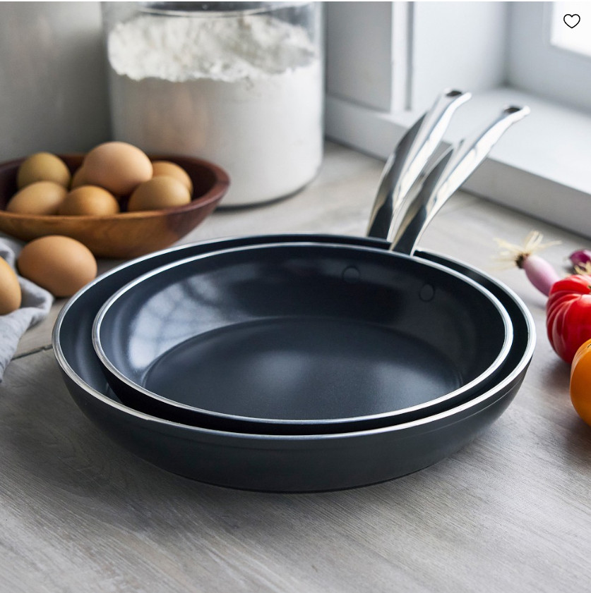 GreenPan Premiere Max Ceramic Fry Pan Set of 2 for Everyday Cooking