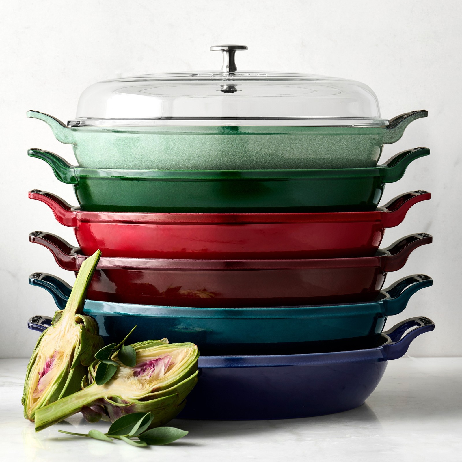 Staub Enameled Cast Iron Everything Braiser, 3.5-Qt.