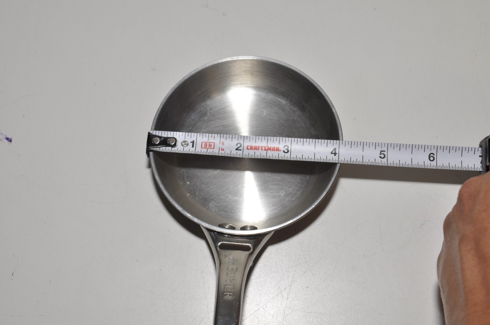 De buyer Mini 4″ Stainless steel Frying Pan