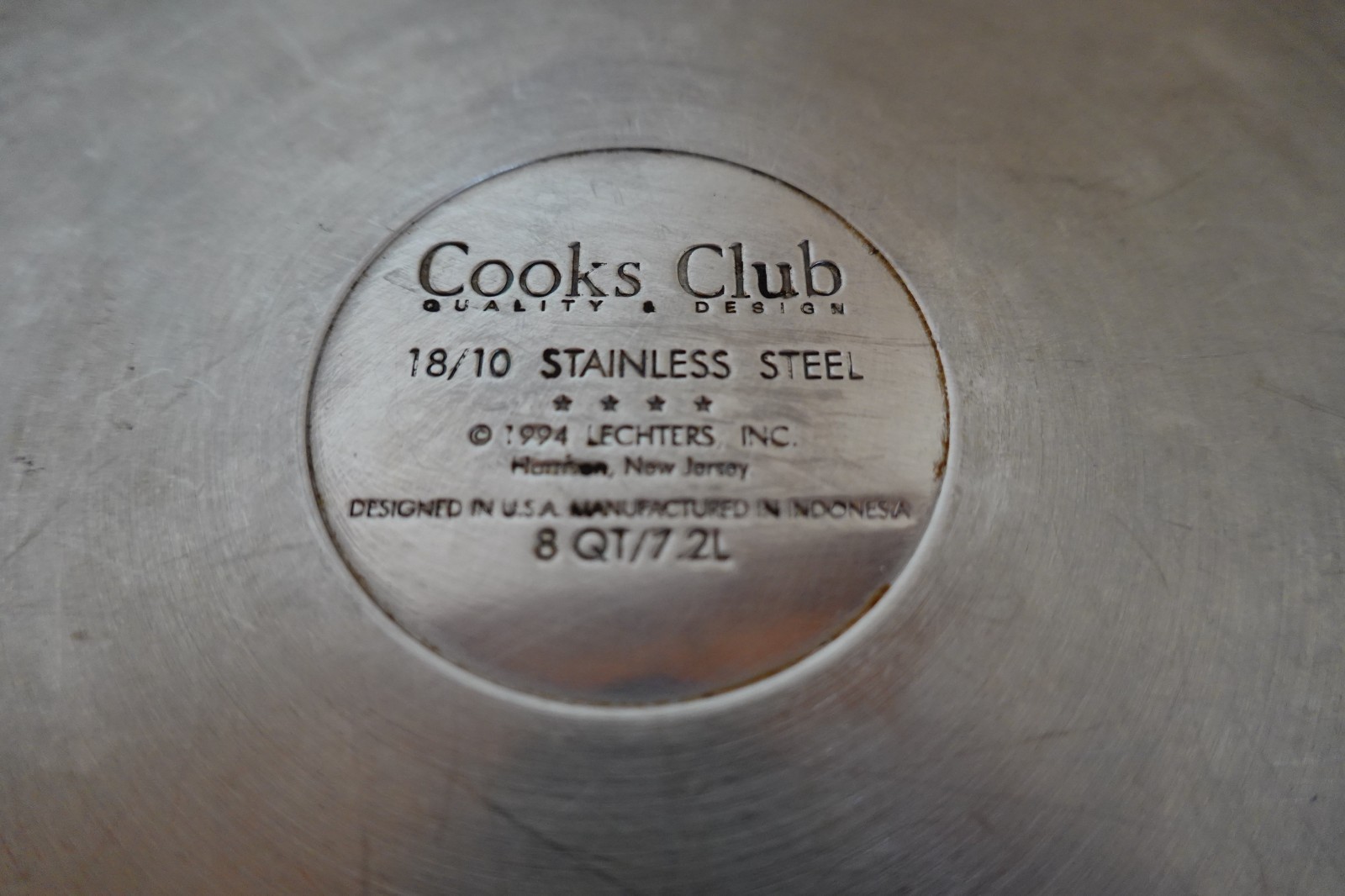 Cooks Club 18/10 Stainless Steel 8 Qt. Stockpot Pot w/Steamer Lid and Handles