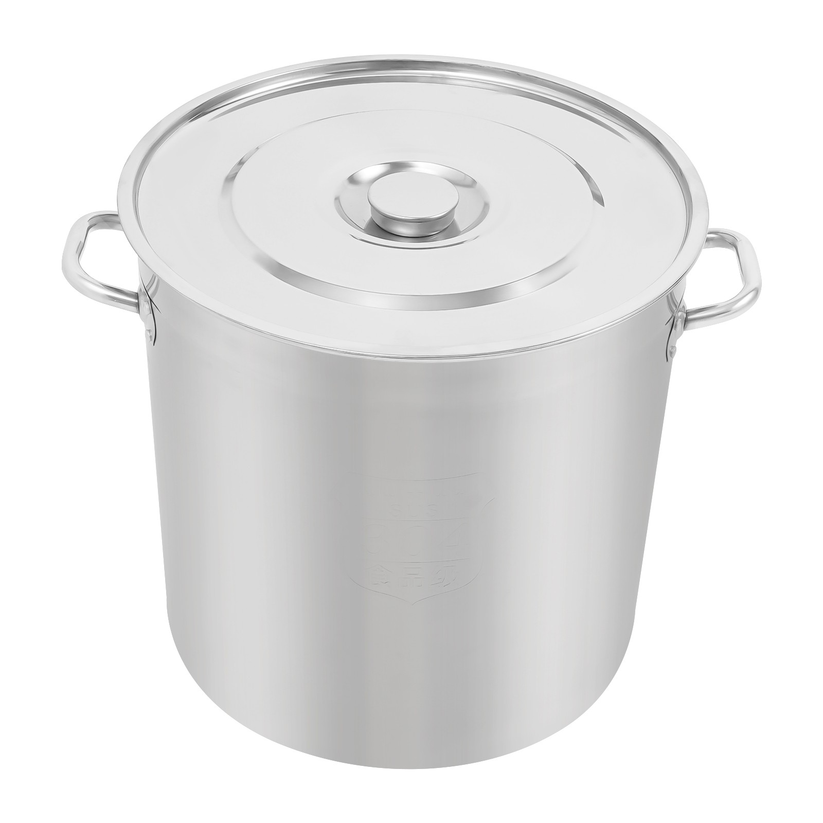 48L Stainless Steel Pot Large Cooking Pot with Lid Stainless Steel Soup Pot