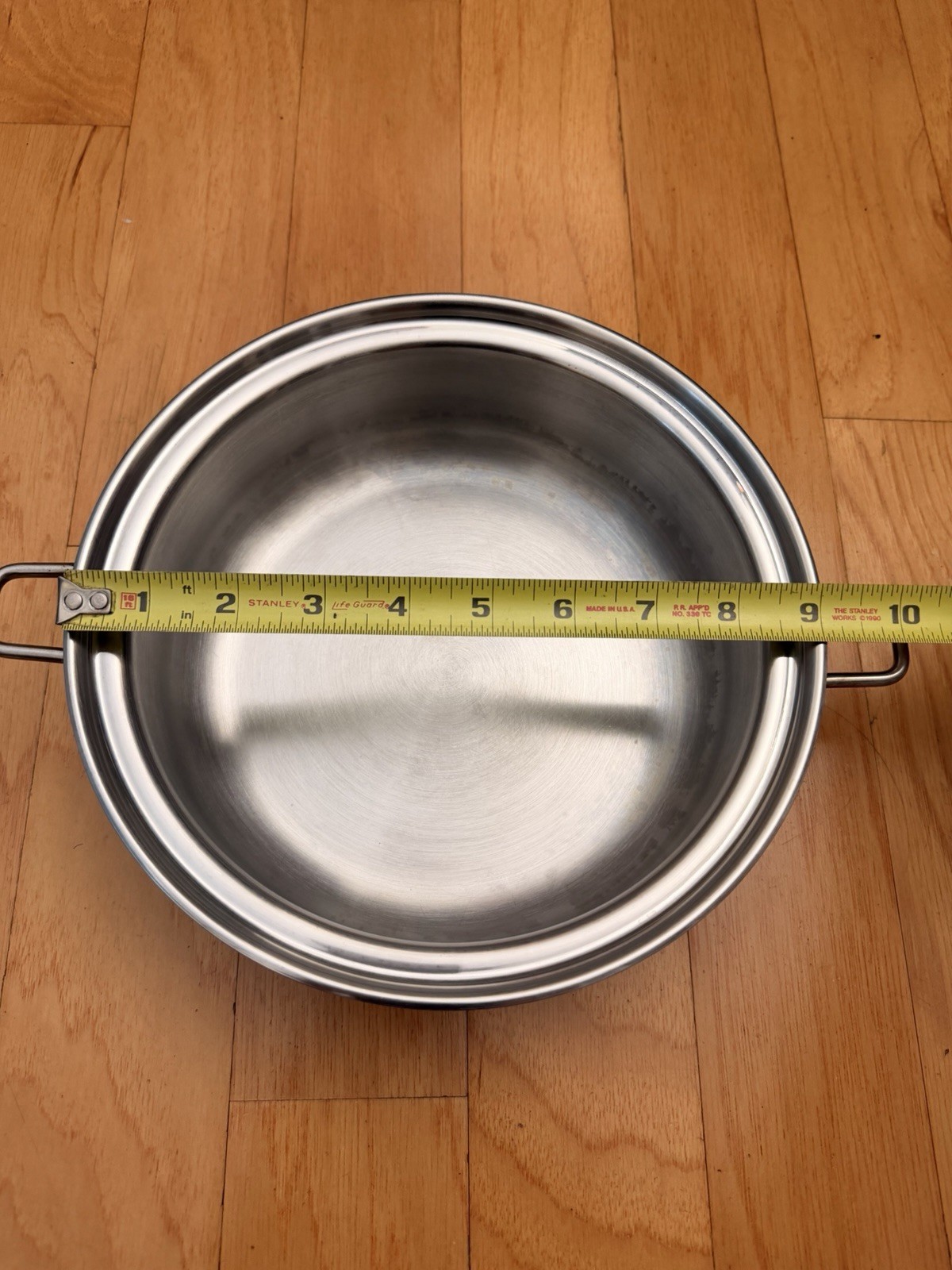 Saladmaster 9” Skillet 316ti Titanium Stainless With Vapo Lid (READ DESCRIPTION)