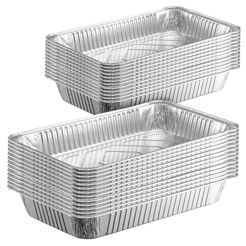 Tiger Chef Aluminum Foil Pans Full-Size Deep Roasting Pans 21X13 Disposable