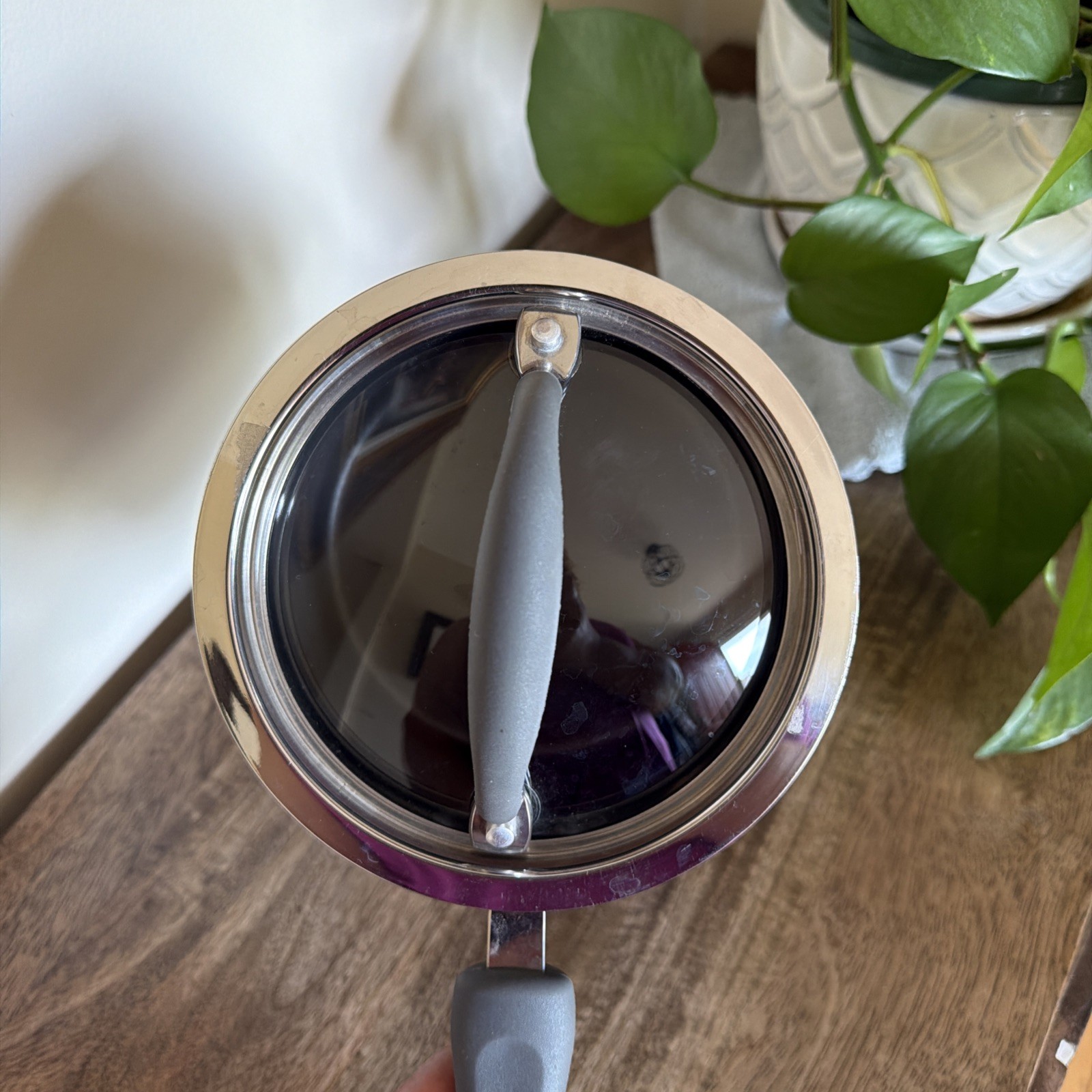 The Pampered Chef 3 Quart Hard-Anodized Non-Stick Sauce Pan With Lid