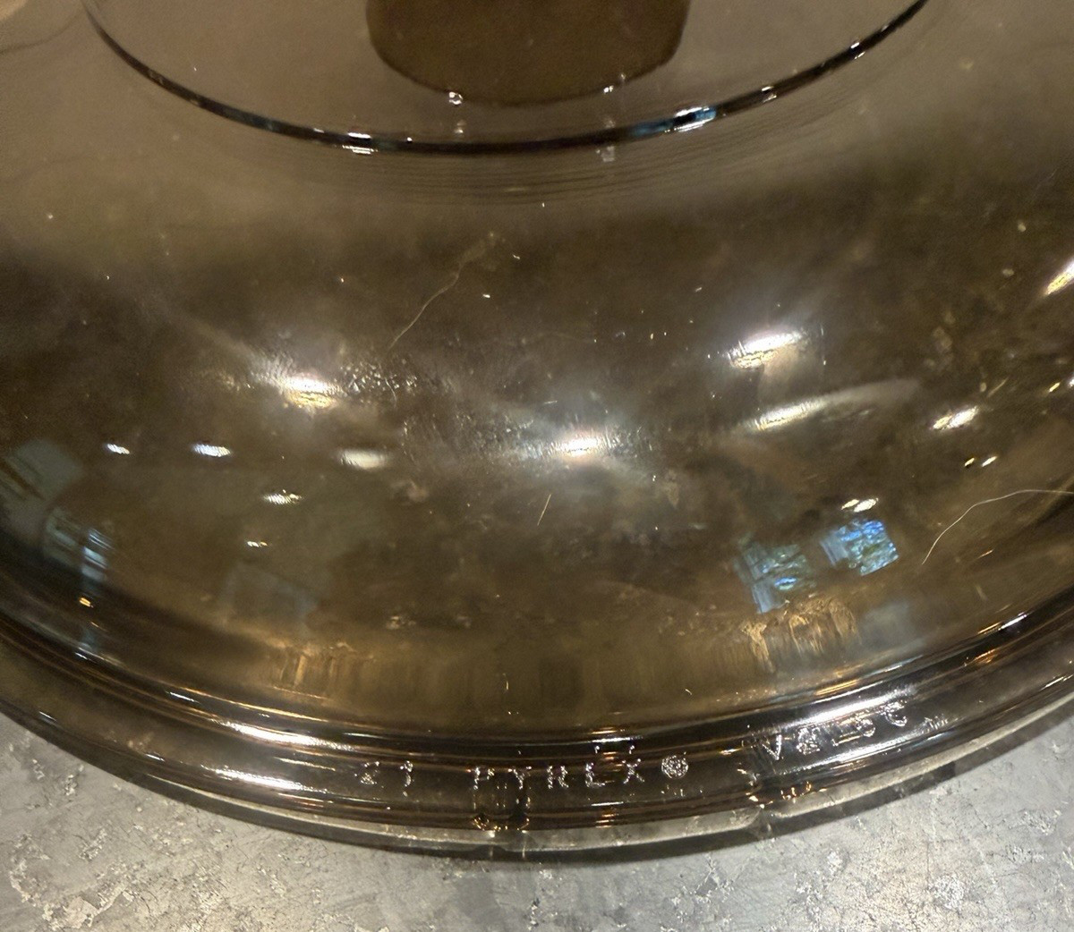 VTG Corning Ware USA Vision Amber Glass-2.5 L Saucepan With Pyrex Lid