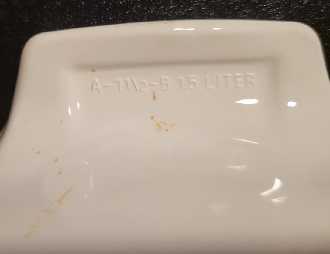 Vintage Corning Ware Peach Floral Pattern A – 1.5 – B 1.5 Liter