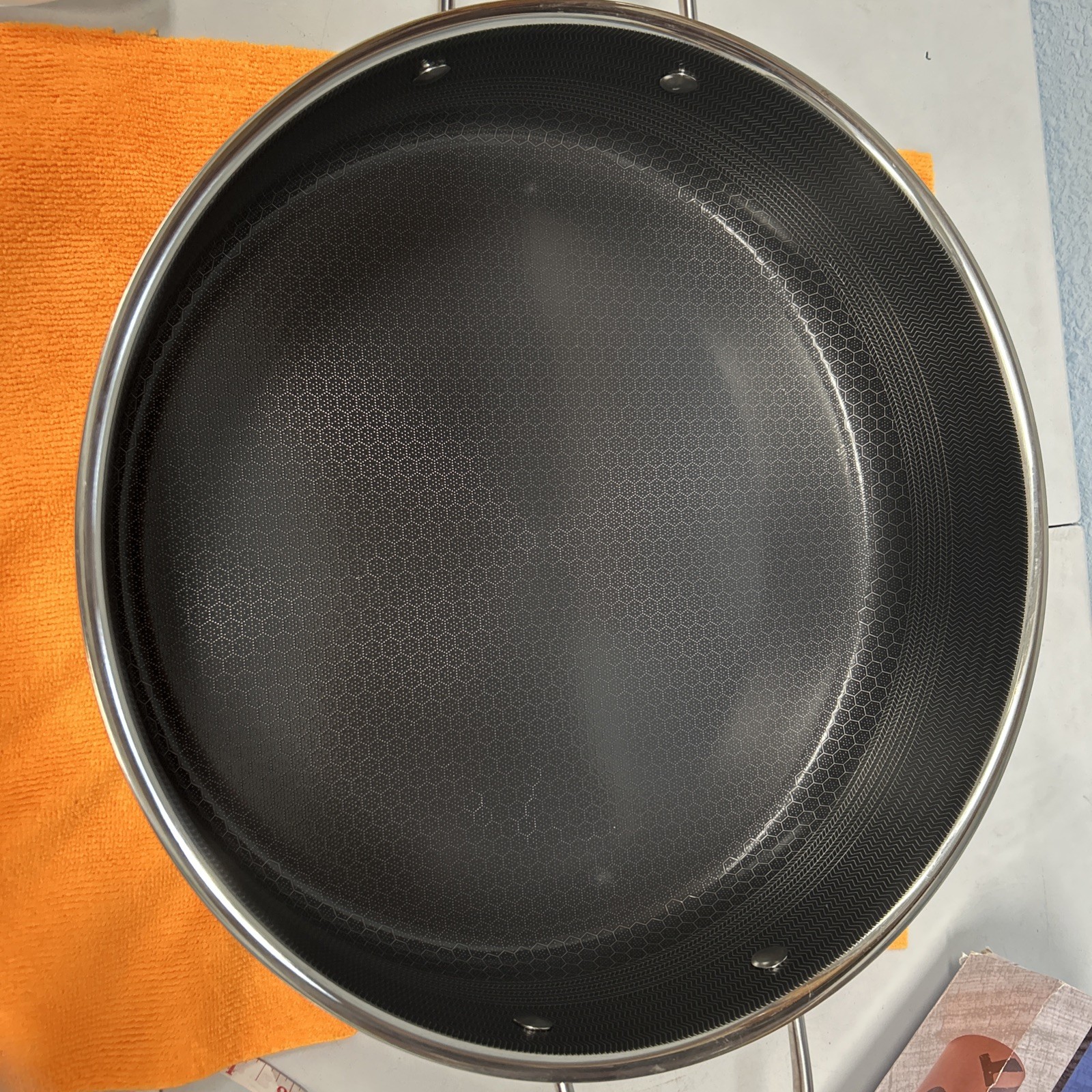 HexClad 7-QUART Deep Sauté Pan / Chicken Fryer 7 QT NO Lid – Great Condition