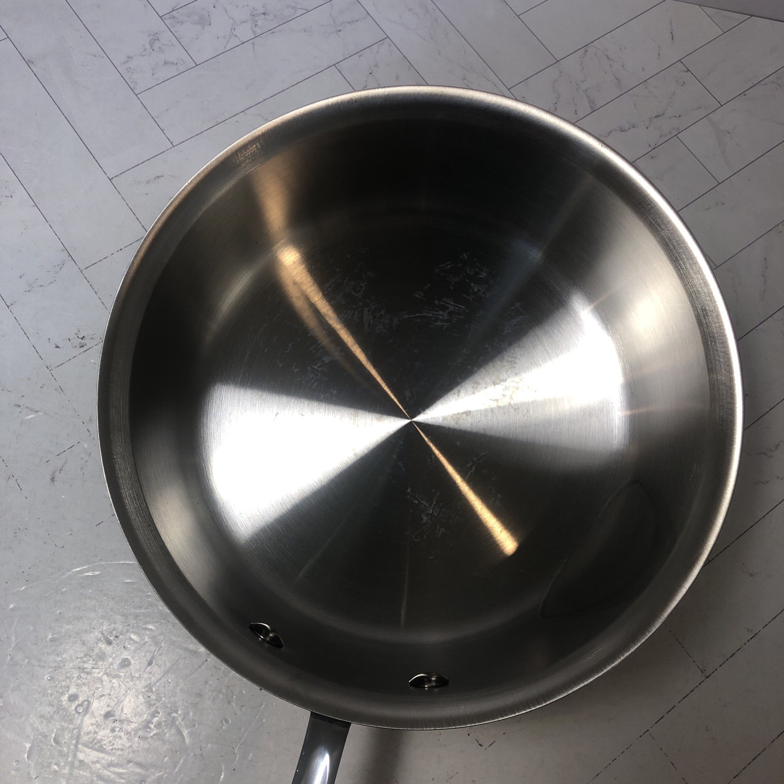 All-Clad Master Chef 3 QT Metal Crafters Sauce Pan Stainless Steel w Lid UNUSED