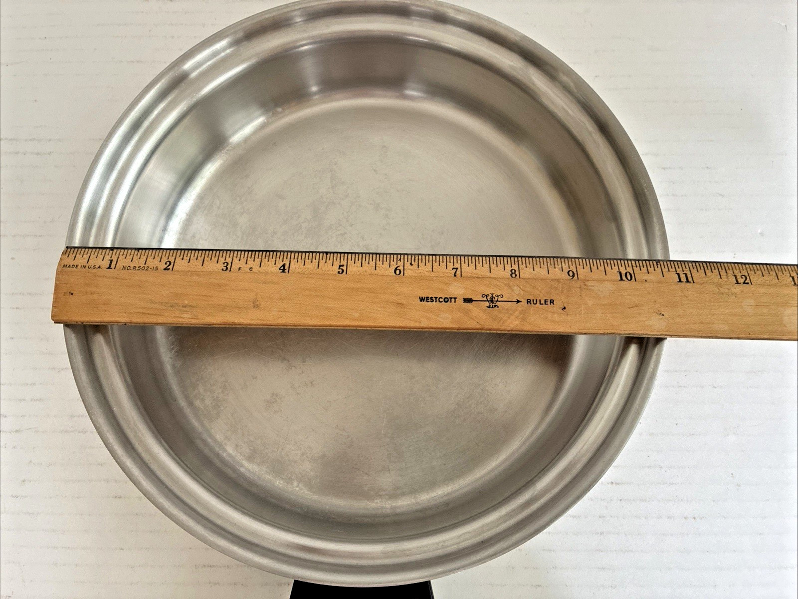 5 PC Amway QUEEN 18 8 SS Multi Ply 6qt Stock Pot Dome 11″ Fry Pan Lid Egg Insert