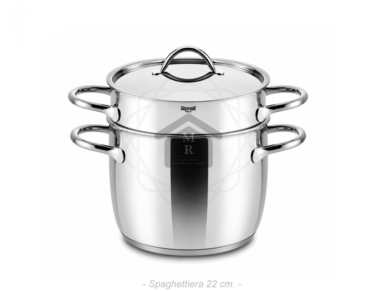 19pc Pot Battery 18/10 Stainless Steel Induction 1950 Mepra