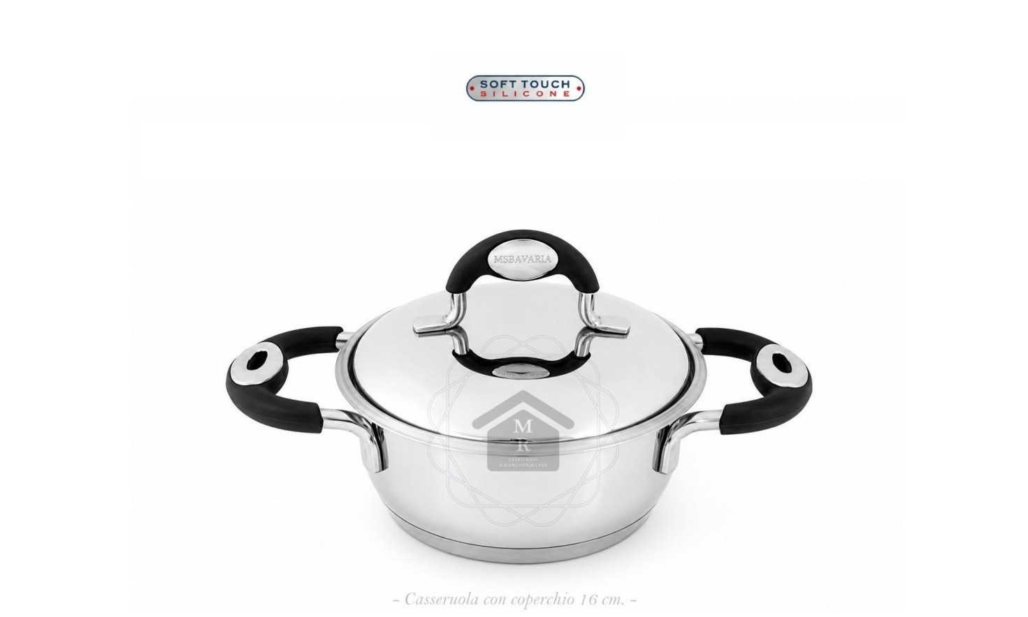 19 Piece 18/10 Stainless Steel Bio Line Induction Bottom MSBavaria Cookware Battery