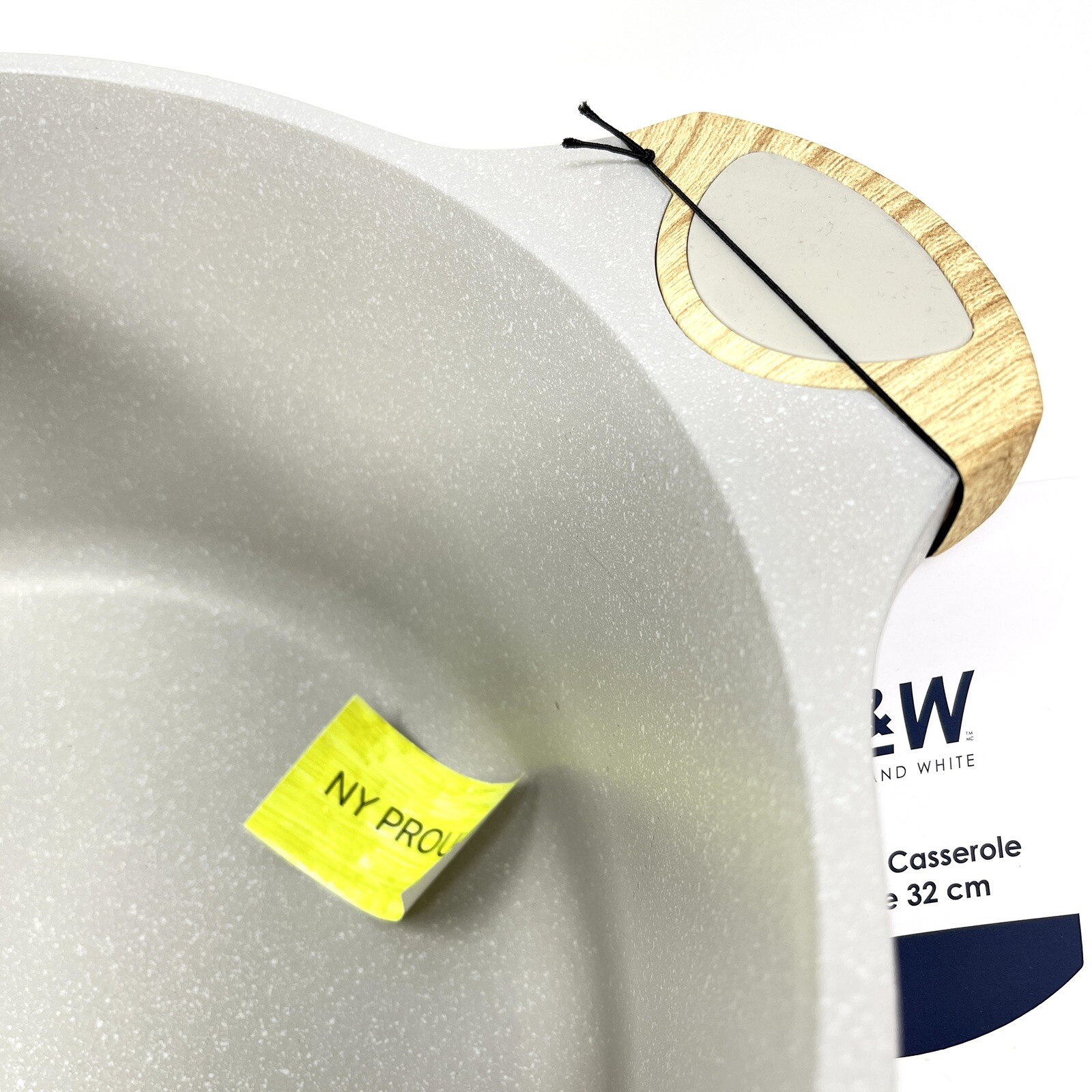 D&W Cookware Casserole Stock Pot Nonstick With Lid 10 Quart, 12.5” DIAMOND CUT