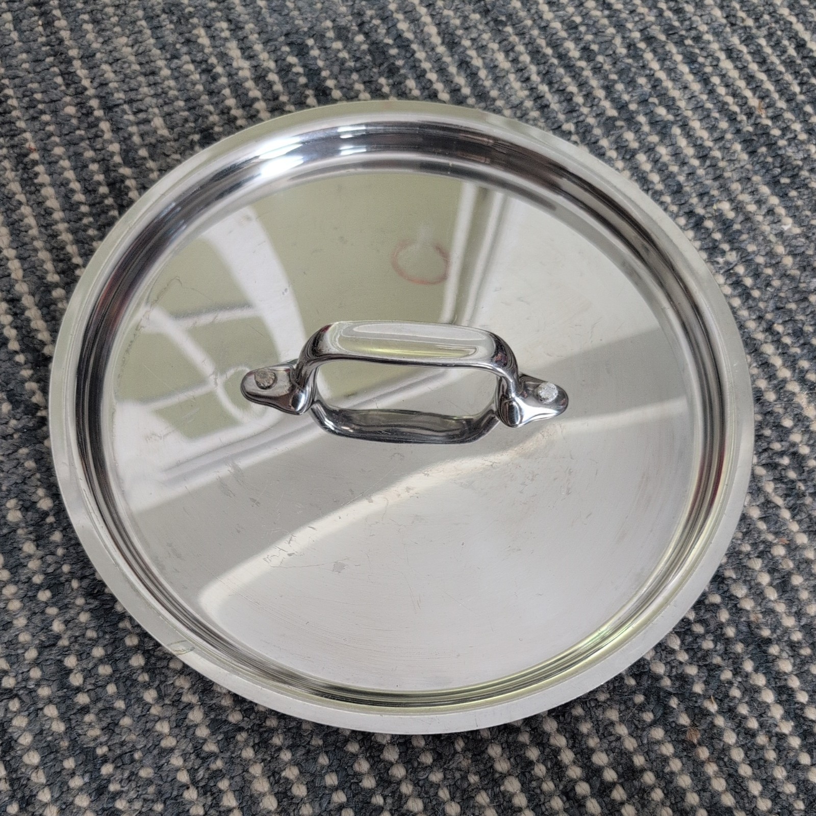 All Clad Stainless Steel 9 Inch Replacement Lid ONLY Made In USA Inner 8.25