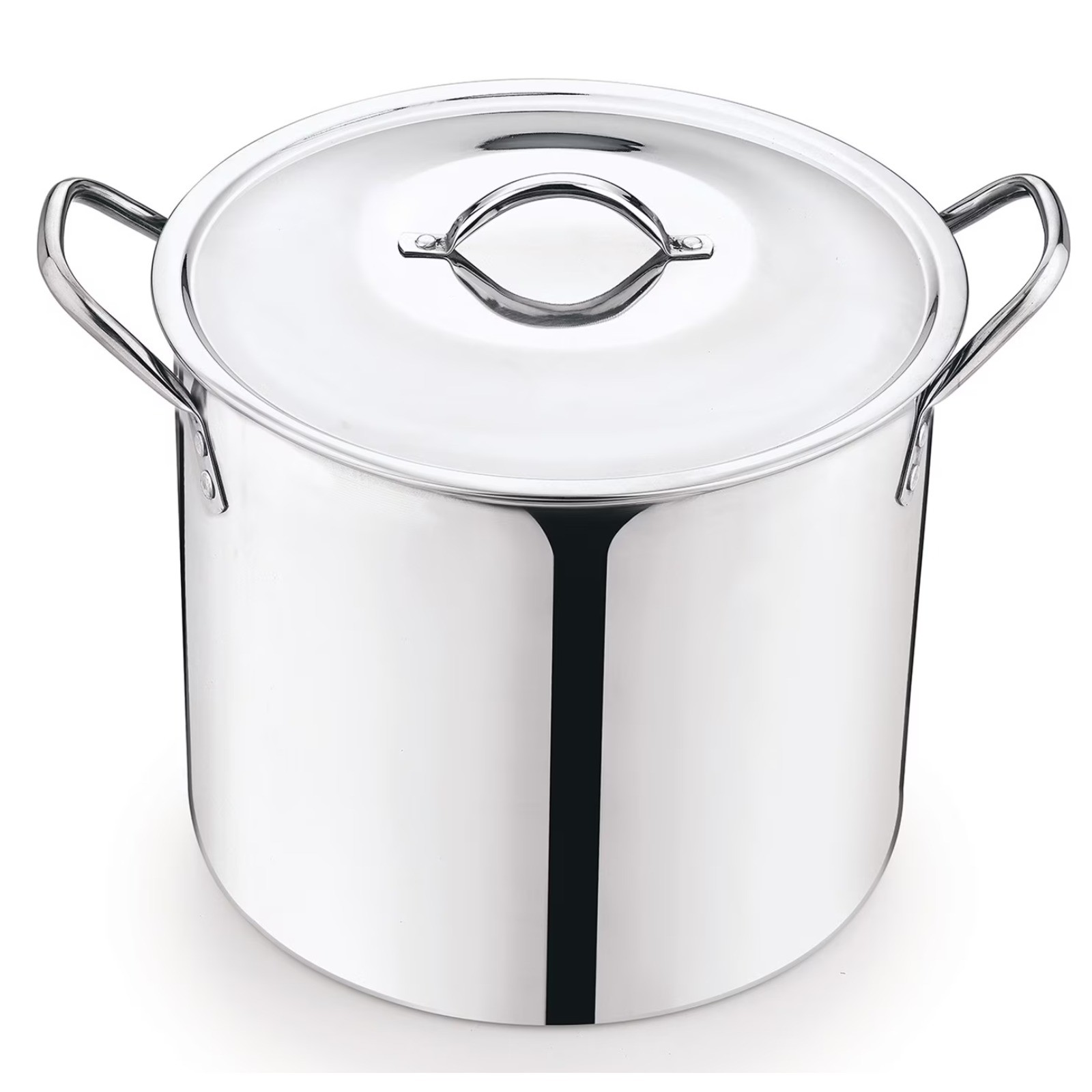 8 Quart Stainless Steel Stock Pot with Metal Lid