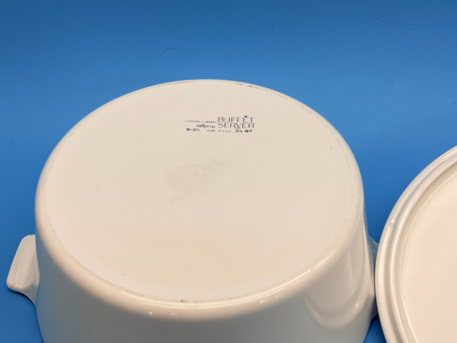 Vintage Corning Ware B 2-1/2 Qt 8-3/4″ BUFFET SERVER Oven Baking Dish Casserole