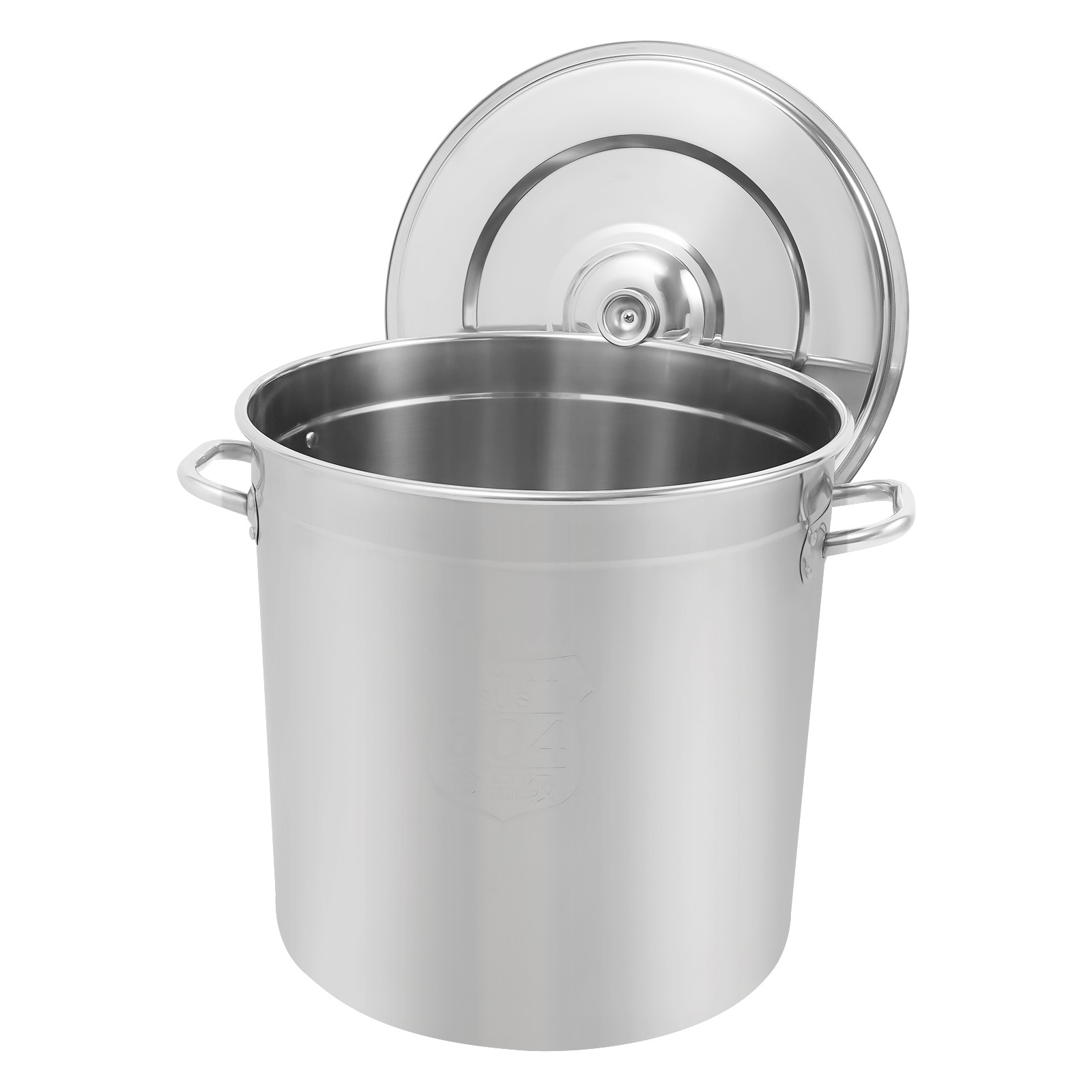 48L Stainless Steel Pot Large Cooking Pot with Lid Stainless Steel Soup Pot