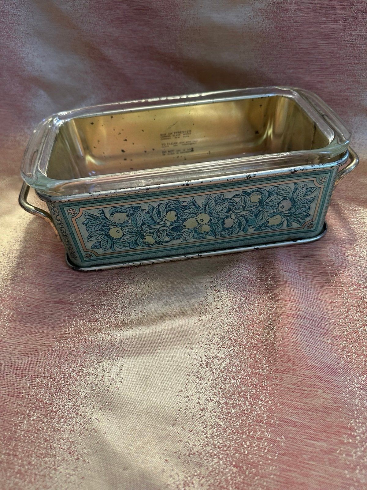 Early Pyrex Loaf Pan w/ Serving Stand