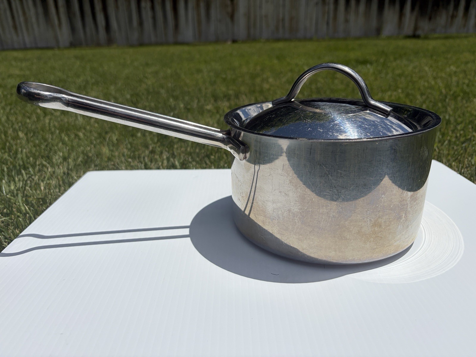 Revere Pro Line 6712 2qt Stainless Steel Saucepan w/Lid Preowned