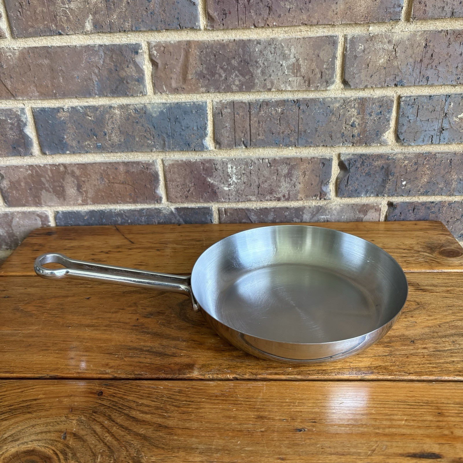 REVERE WARE PRO LINE Stainless 8″ FRYING PAN Chefs Saute Fry SKILLET 6758