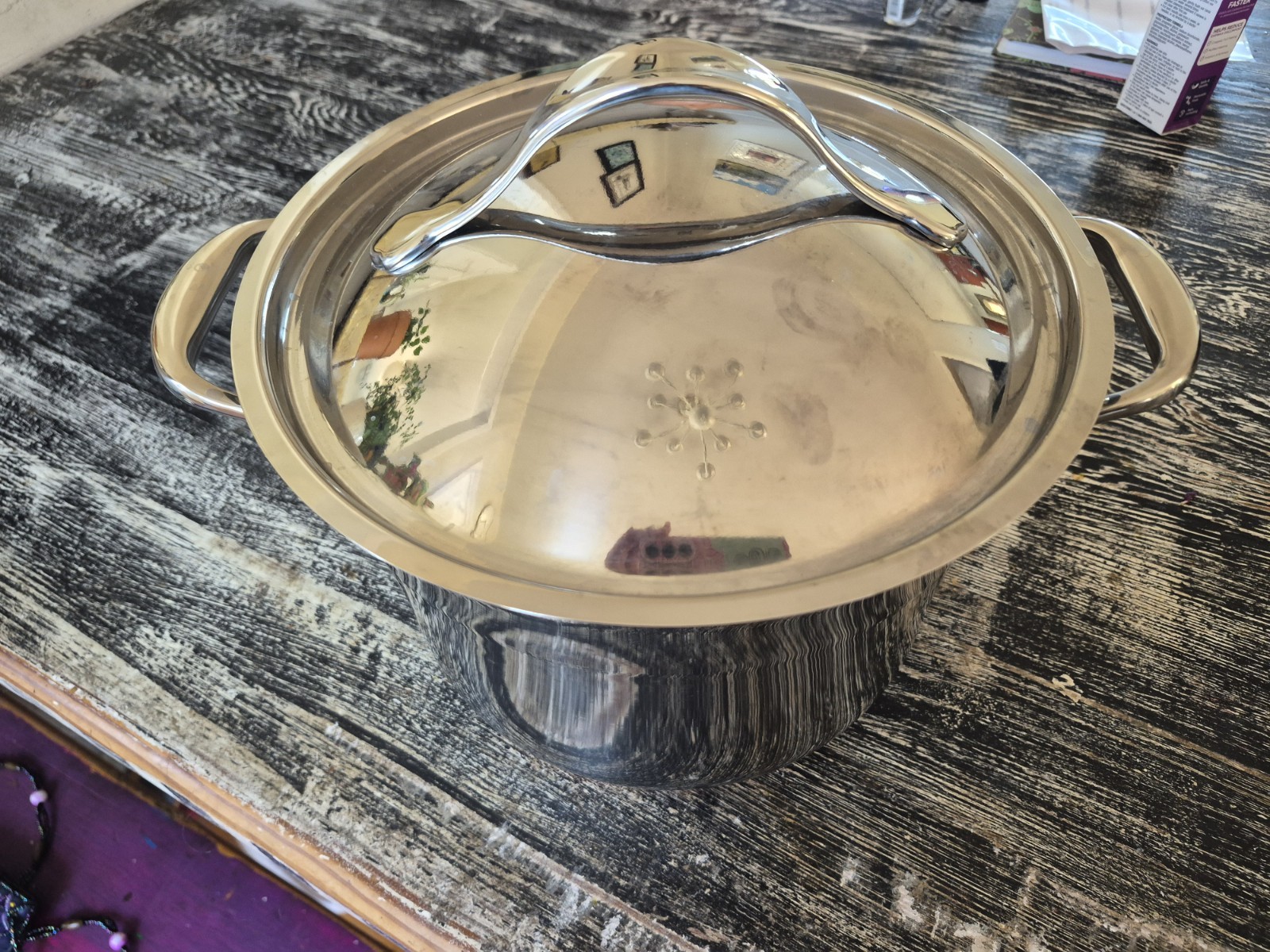 Anolon Nouvelle Copper Stainless Steal 6 1/2 QT 6.2 L