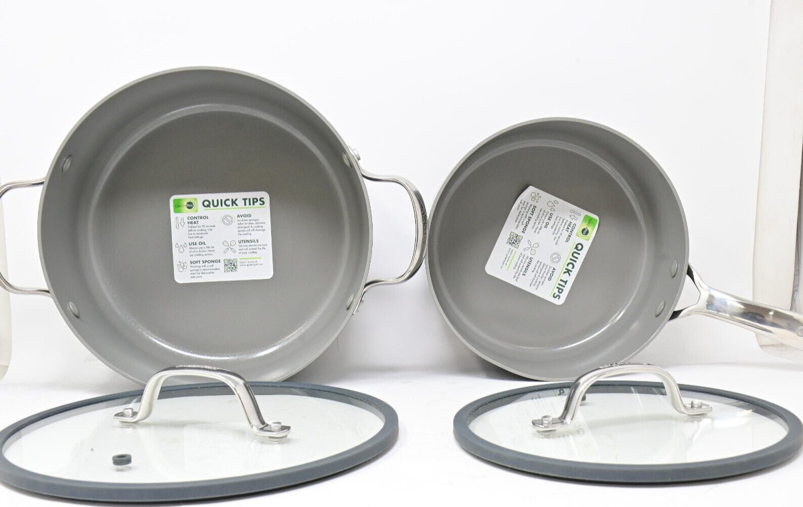 GreenPan Eras Ceramic Non-Stick 11-piece Cookware Set in Blue
