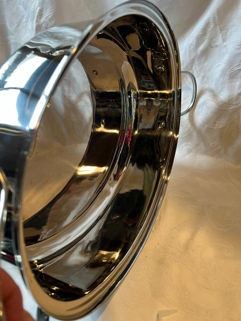 Gourmet Buffet Stainless Steel Ex.Large Oval Roaster with steamer rack