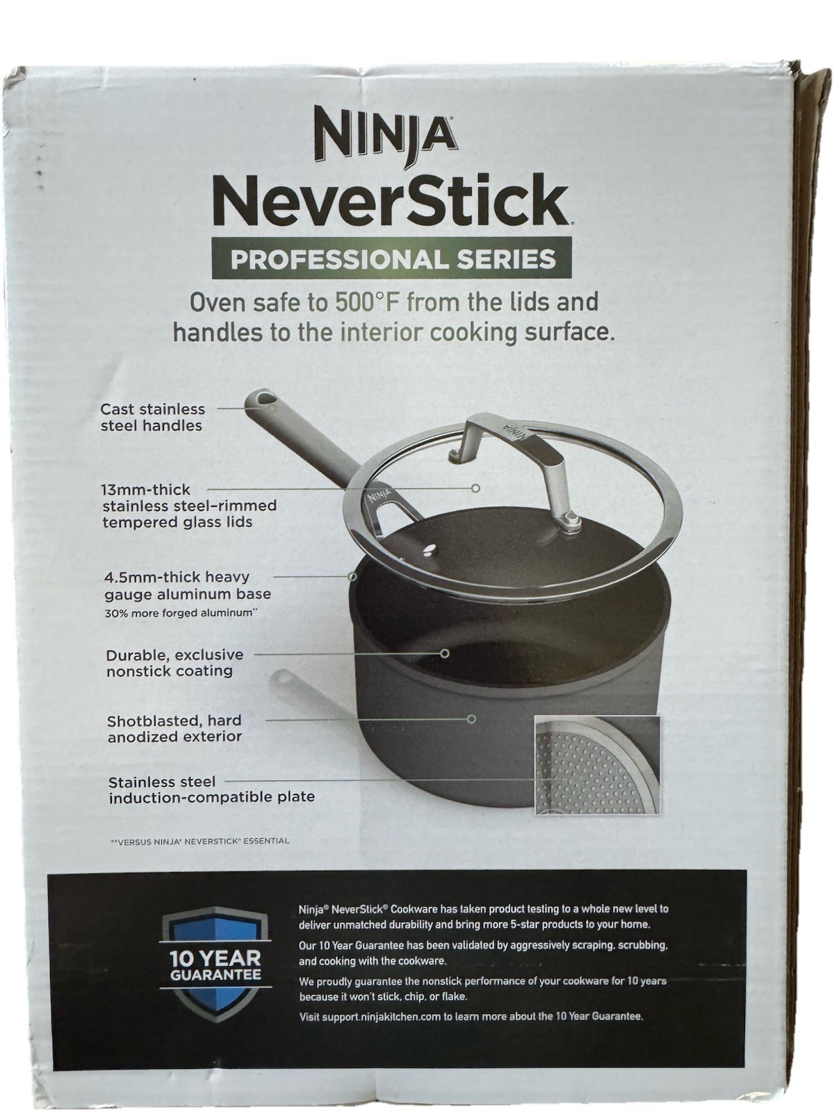 Ninja NeverStick Professional Hard-Anodized 12-Piece Cookware Set, C39012