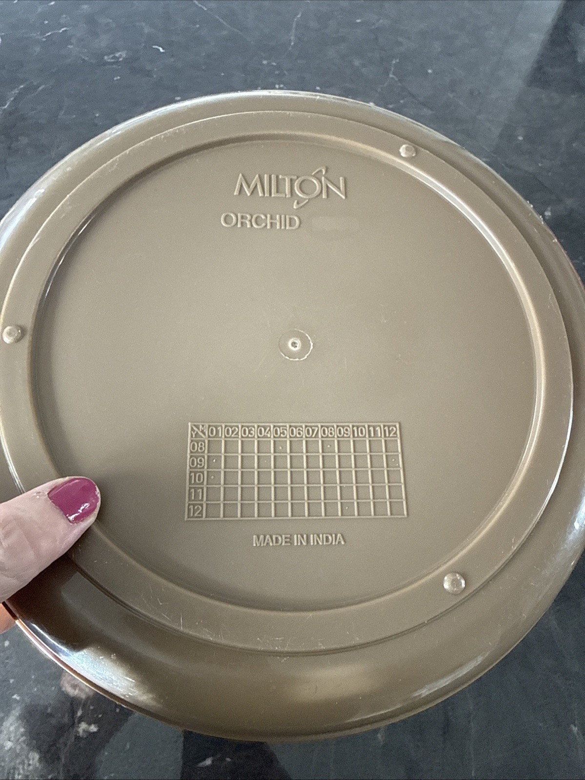 MILTON Orchid 7500 Inner Steel Casserole, 6.71 litres, Dark Brown