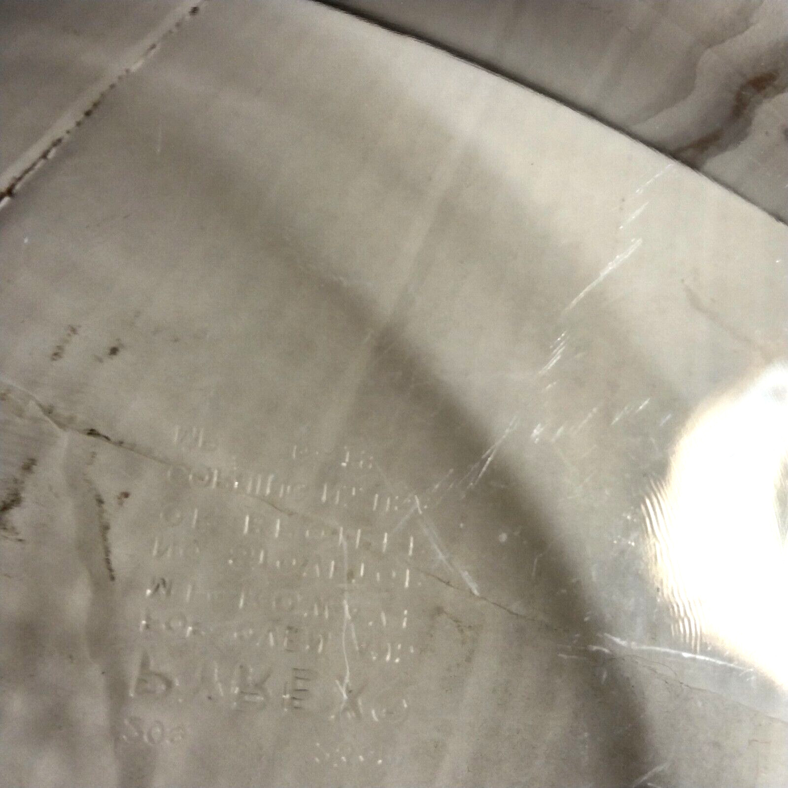 Pyrex [USA] 23cm Smokey Brown Pie Plate Dish [209]