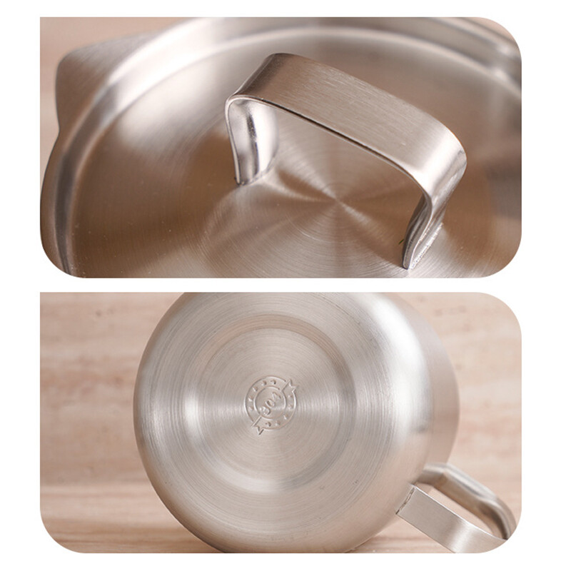 2-in-1 304 Stainless Steel Multifunctional Oil Strainer Pot Kitchen Deep Fryer