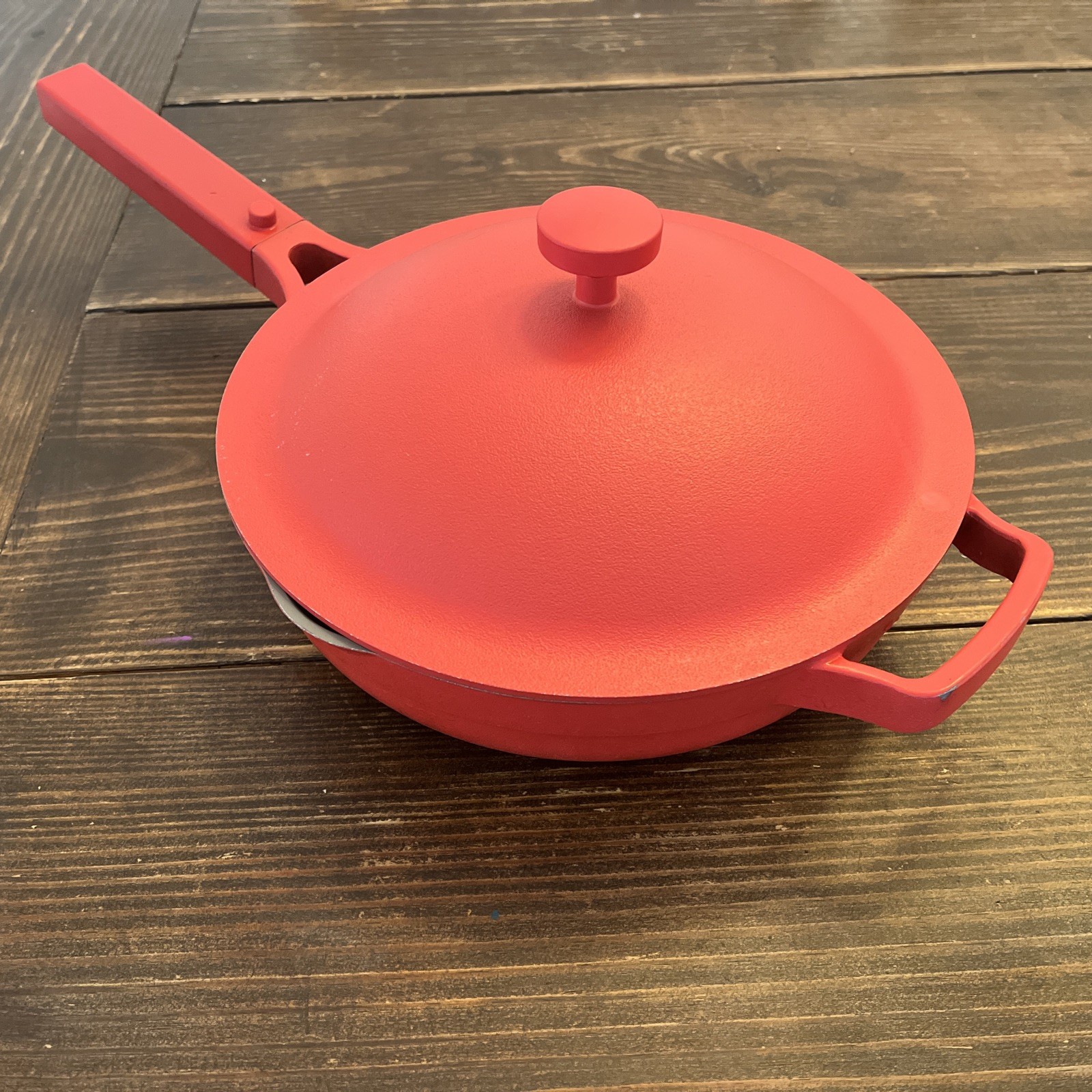 Our Place Always Pan 2.6 Qt 10.5” / Firecracker Red With Bamboo Steamer