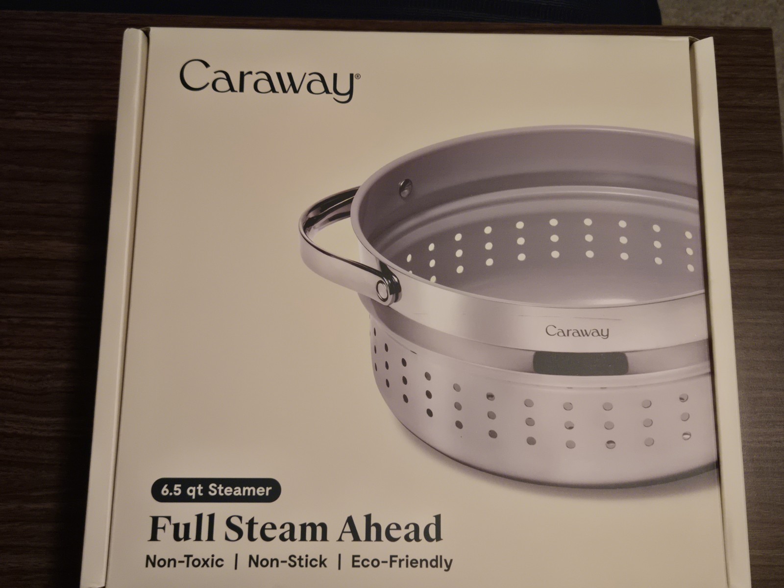 CARAWAY 6.5 Stainless Steel Steamer with Handles – Non Stick, Non Toxic Coating