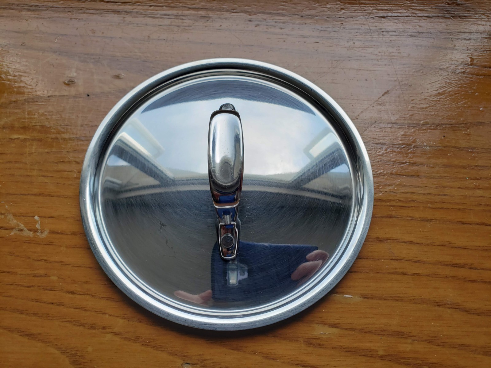 All-Clad Mini Stainless Steel Lid Only – 5 1/8″ Outer by 4 3/4″ Inner