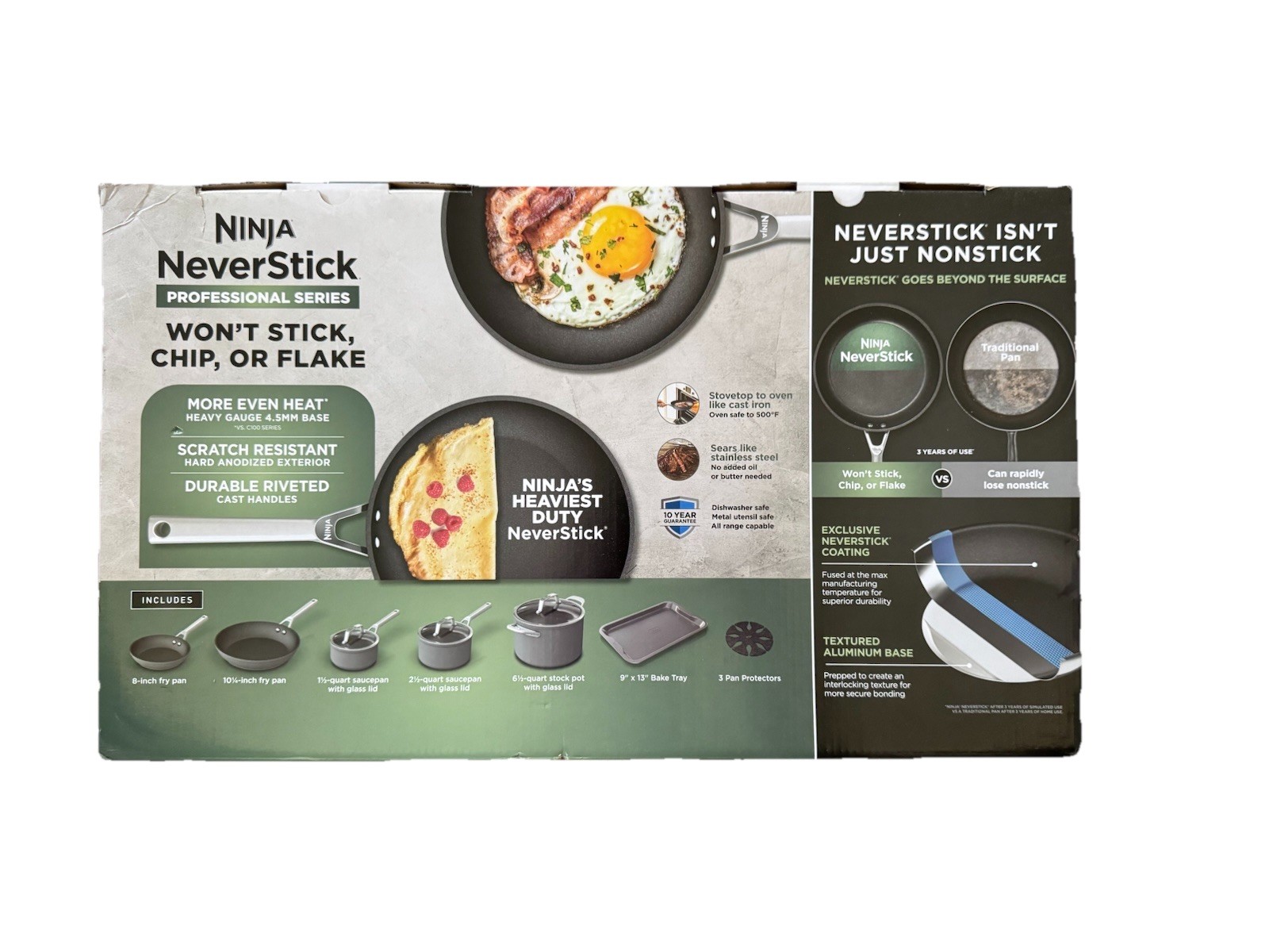 Ninja NeverStick Professional Hard-Anodized 12-Piece Cookware Set, C39012