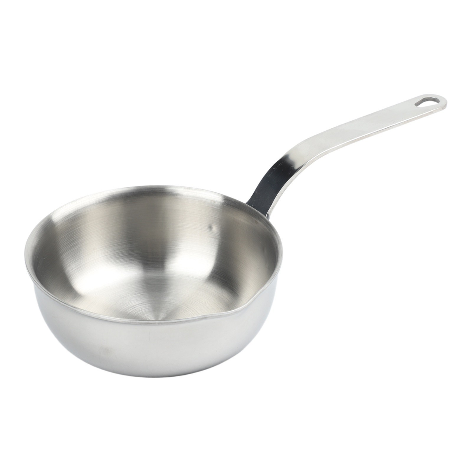 304 Stainless Steel Small Egg Pan for Efficient Heat and Cooking Sauces
