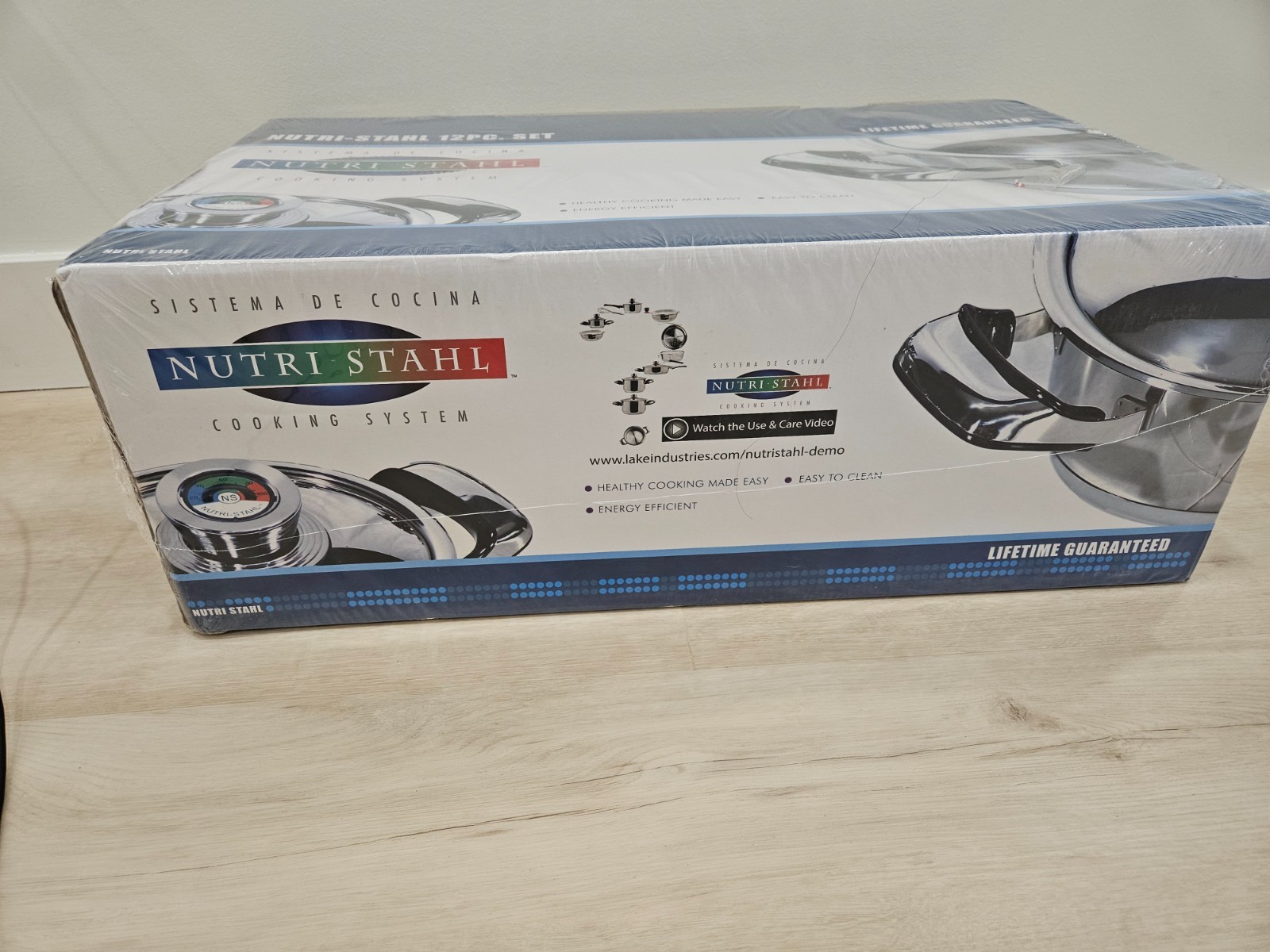 Nutri Stahl 12 Piece Set Cooking System
