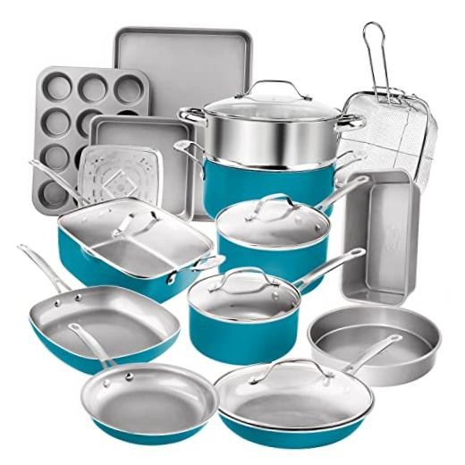 20 Piece Pots and Pans Set Nonstick Cookware Set, Pot and Pan 20 Piece Set