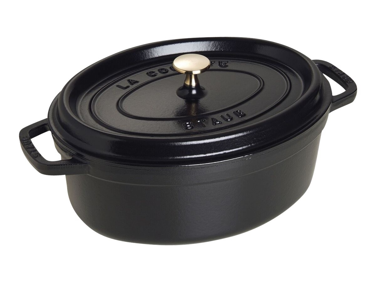 Staub saucepan BLK 29cm i oval black 40509-315-0